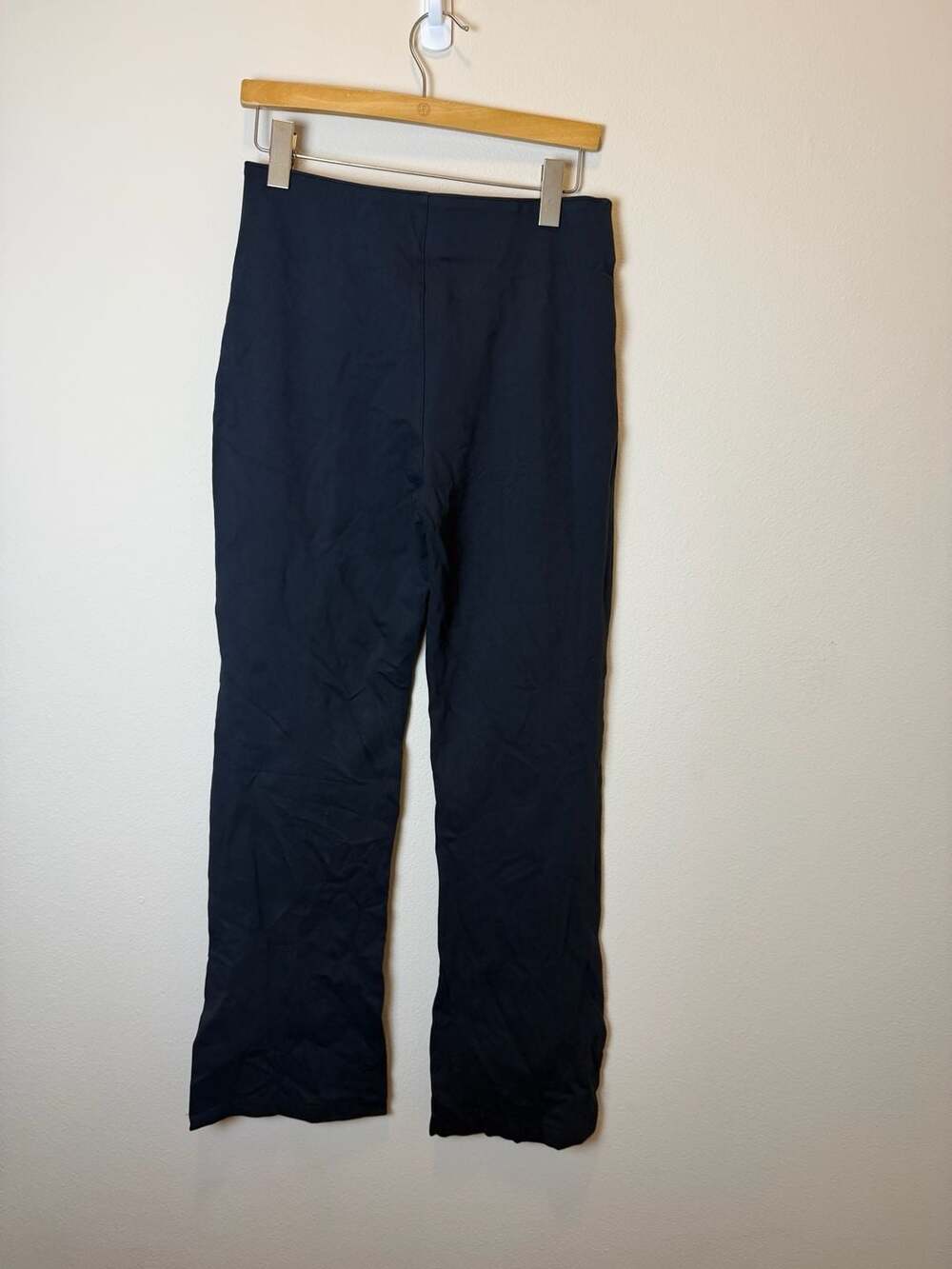 Abercrombie & Fitch Women's Black Pull-On Bootcut Pants Large - Picture 2 of 5
